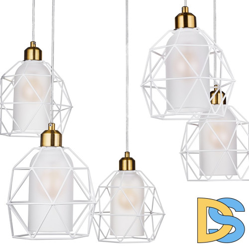 Подвесная люстра 33 Идеи PND16M.05.01.001.WH.PA-M35WH