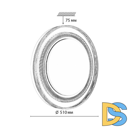 Настенно-потолочный светильник Sonex Suzy gold 7641/EL