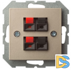 Розетка аудио Epsilon 2-ая шампань