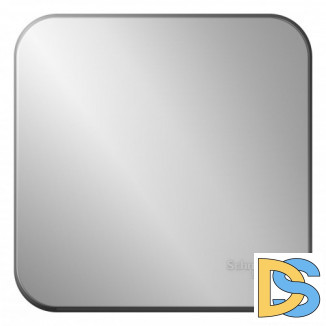 Выключатель 1-клавишный  10А, 250B, изолир пластина Schneider Blanca Алюминий