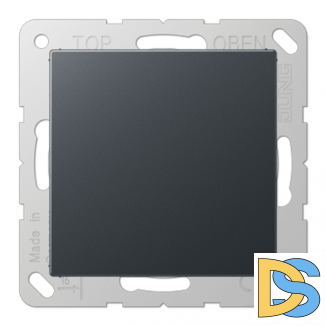 Заглушка с опорной пластиной Jung ECO Profi Антрацит