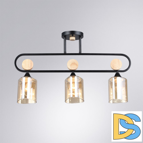 Потолочная люстра Arte Lamp Glamore A5076PL-3BK