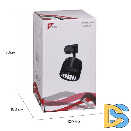 Трековый однофазный светильник Reluce 53018-9.3-001MN GX53 BK