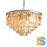 Подвесная люстра Delight Collection 1920s Odeon KR0387P-10A chrome/amber