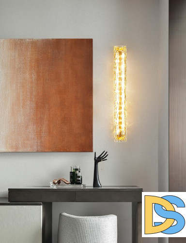 Настенный светильник DeLight Collection 88067W/L gold/clear