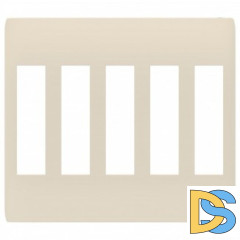 Рамка 5-ая (пятерная), Бежевый, серия Unica Studio, Schneider Electric