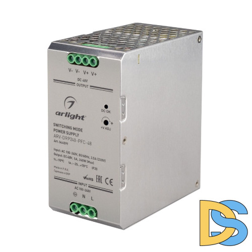 Блок питания Arlight ARV-DRP240-PFC-48 (48V, 5A, 240W) 044599