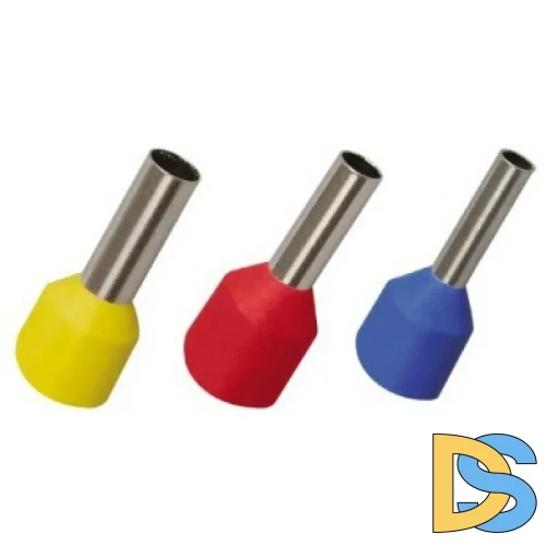 Наконечник-гильза с изолированным фланцем 100шт