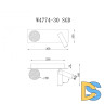 Настенный светильник iLedex Telescope W4774-30 SGD