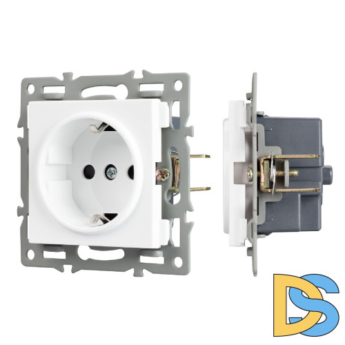 Механизм электрической розетки Arlight SCT-MEU1-PL-WH (250V, 16A) 043730