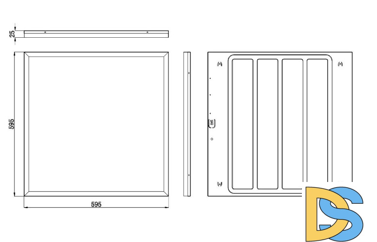 Светодиодная панель Эра SPO-1-40-6K-M [4] Б0041887