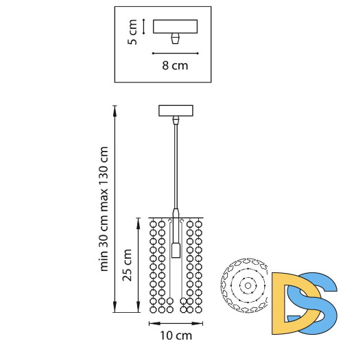 Подвесной светильник Lightstar Cristallo 795322