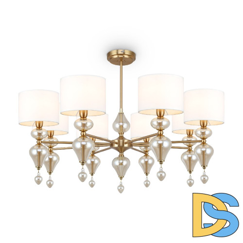 Люстра на штанге Freya Raise FR5369CL-08BS