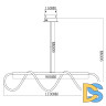 Подвесной светодиодный светильник Moderli True V4082-PL