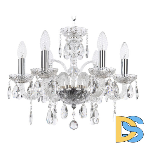 Подвесная люстра Bohemia Ivele Crystal 118/6/141 Ni