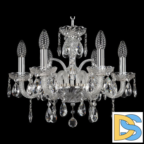 Подвесная люстра Bohemia Ivele Crystal 118/6/141 Ni