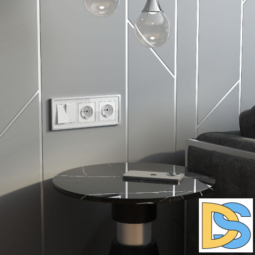 Розетка с заземлением Werkel 4690389197314 W1171041 a064010