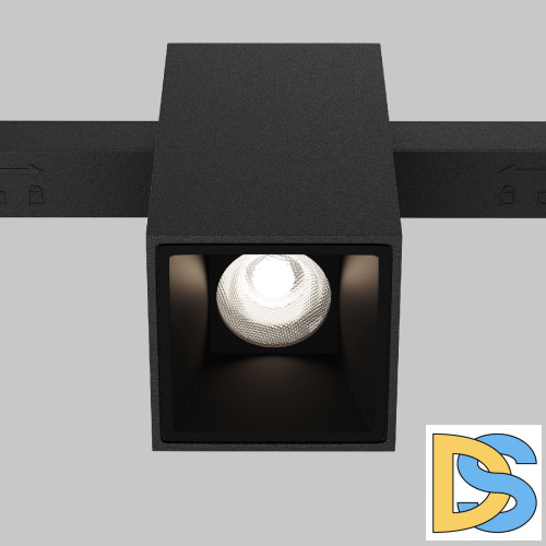 Трековый магнитный светильник Maytoni Alfa TR121-4-7W-DS-B