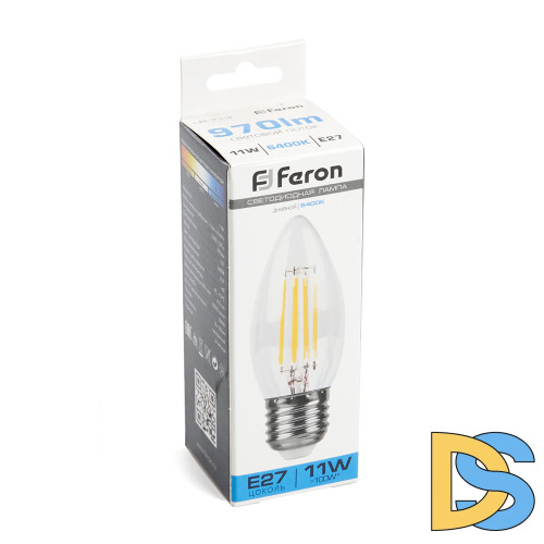 Лампа светодиодная Feron LB-713 Свеча E27 11W 6400K 38274
