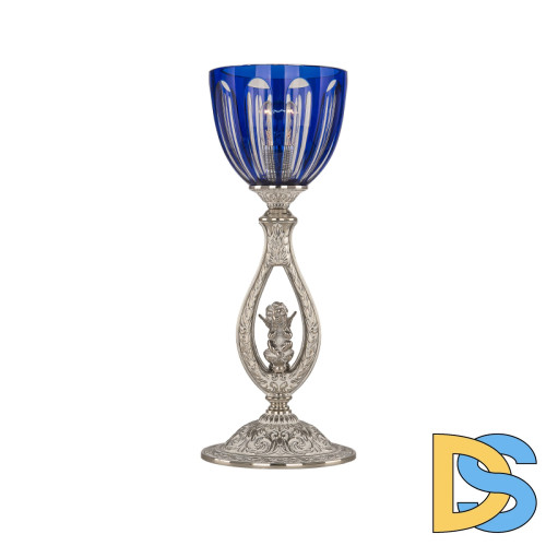 Настольная лампа Bohemia Ivele Crystal Florence 71400L/15 NW P1 Clear-Blue/H-1H FA2S