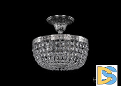 Люстра на штанге Bohemia Ivele Crystal 19111/25IV Ni
