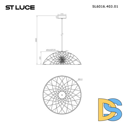 Подвесной светильник ST Luce Bound SL6016.403.01