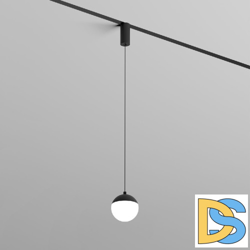 Трековый однофазный светильник Denkirs Smart Moon DK8056-BK