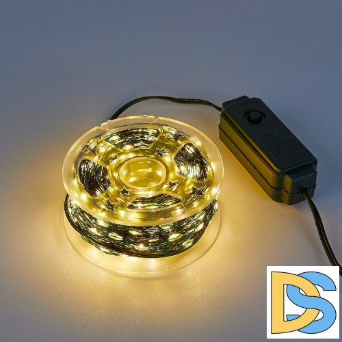 Гирлянда Роса Uniel ULD-S5000-500/DGA WARM WHITE IP20 DEW UL-00012086