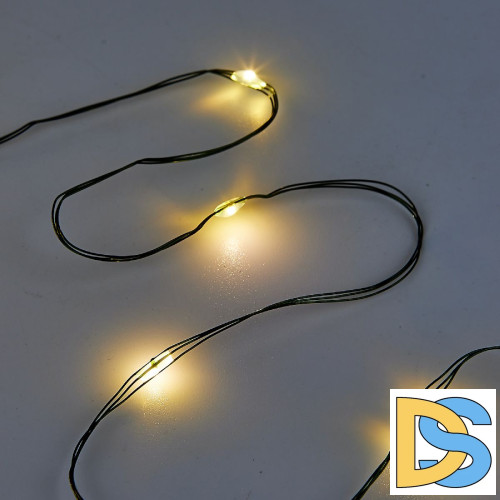 Гирлянда Роса Uniel ULD-S5000-500/DGA WARM WHITE IP20 DEW UL-00012086