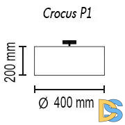 Потолочный светильник TopDecor Crocus Glade P1 01 03g