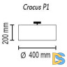 Потолочный светильник TopDecor Crocus Glade P1 01 03g