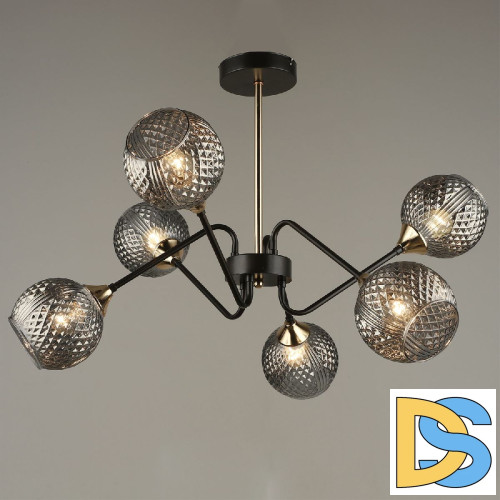 Люстра на штанге Reluce 04898-0.3-06 COFFEE+FGD