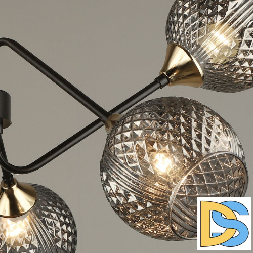 Люстра на штанге Reluce 04898-0.3-06 COFFEE+FGD