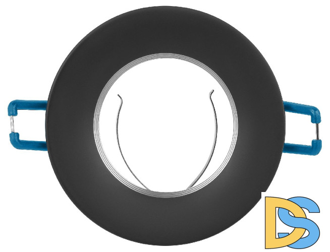 Встраиваемый светильник Эра KL107 BK/SL Б0061098