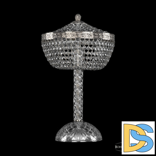 Настольная лампа Bohemia Ivele Crystal 19051L4/25IV Ni