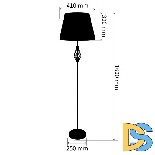 Торшер Reluce 91926-2.6-01 CR