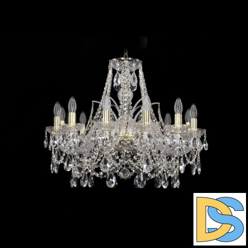 Подвесная люстра Bohemia Ivele Crystal 1411/12/240 G