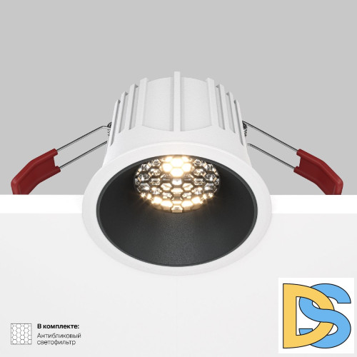 Встраиваемый светильник Maytoni Technical Alfa LED DL043-01-15W4K-RD-WB