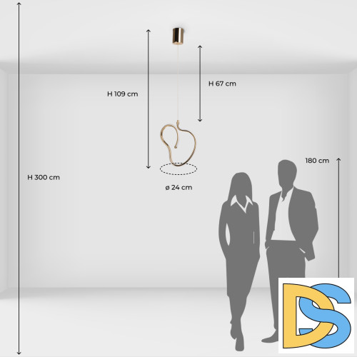 Подвесной светильник De Markt Аурих 108011001