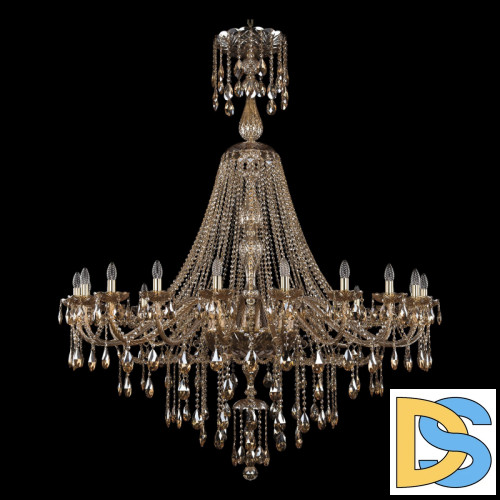 Подвесная люстра Bohemia Ivele Crystal 1415/20/530/XL-180 G M721