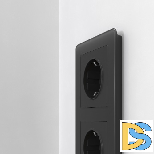 Рамка на 2 поста Werkel Acrylic (черный) W0022708