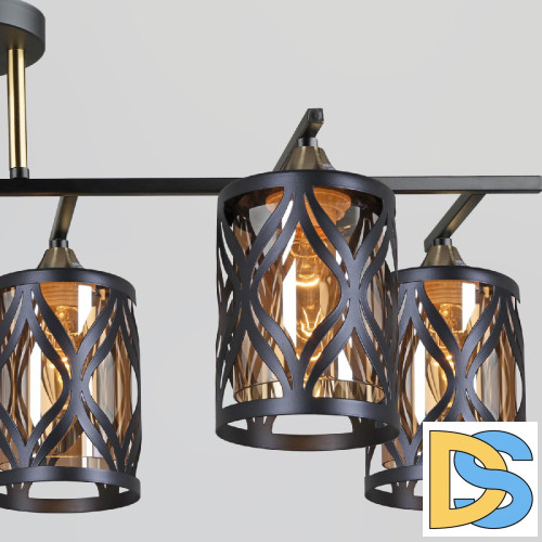 Потолочная люстра Reluce 05942-0.3-06 BK+COP