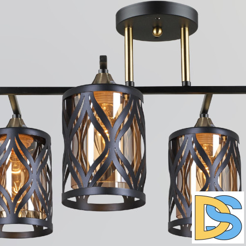 Потолочная люстра Reluce 05942-0.3-06 BK+COP