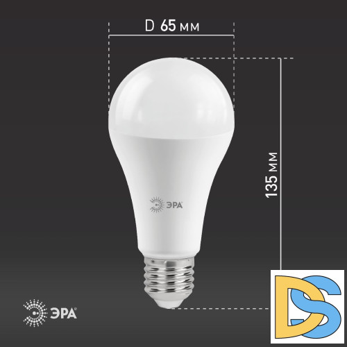 Лампа светодиодная Эра E27 25W 2700K LED A65-25W-827-E27 Б0035334