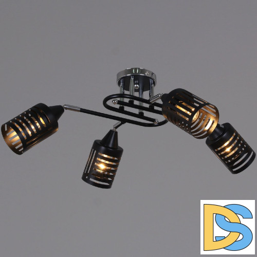 Потолочная люстра Reluce 70052-3.3-04 CR+BK