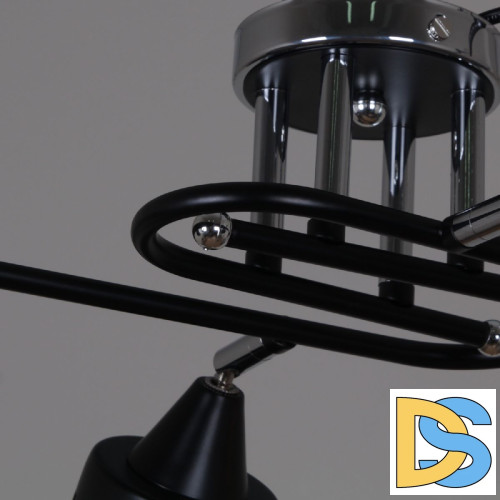 Потолочная люстра Reluce 70052-3.3-04 CR+BK