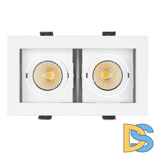 Встраиваемый светильник Arlight CL-KARDAN-S180x102-2x9W Warm 024127