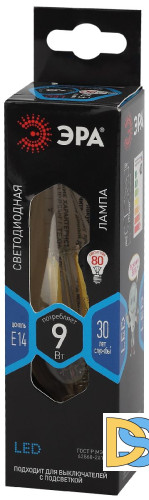 Лампа светодиодная Эра E14 9W 4000K F-LED BXS-9W-840-E14 Б0047005