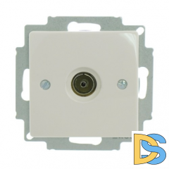Розетка ABB Basic 55 TV оконечная (слоновая кость)