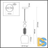 Подвесной светильник Odeon Light CANDY 4861/1